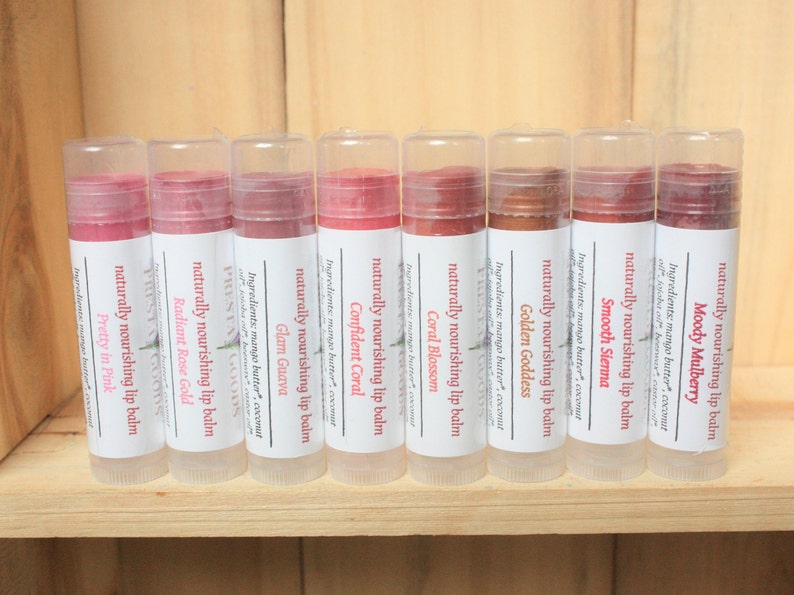 Mango Butter based tinted natural lip balm image 2