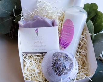 Self Care Pamper Gift Box - Lavender Essential Oil | Gift for her | Teacher Gift | Spa Day Set