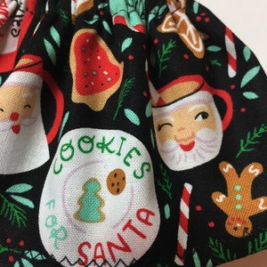Cookies for Santa Claus on Black Christmas Elf Skirt Winter Costume Clothes Hot Cocoa Mugs Holiday Fun Kids Gift Under 10 image 4