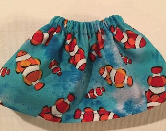 Clown Fish Christmas Elf Skirt - Holiday Getaway Vacation Surprise - Clothes for Elves - Sea Ocean Life Tropical Clownfish Nemo