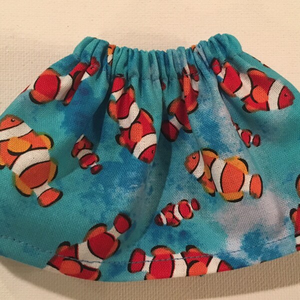 Clown Fish Christmas Elf Skirt - Holiday Getaway Vacation Surprise - Clothes for Elves - Sea Ocean Life Tropical Clownfish Nemo
