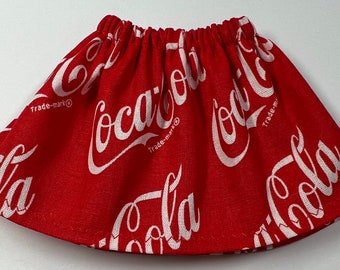 Red Soda Pop Fizzy Cola - Elf Girl Skirt - Sweet Treats Clothing for Elves - Winter Clothes - Kids gift - Santas Favorite Drink