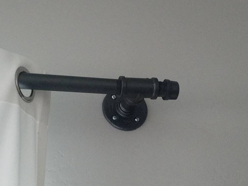Pipe Curtain Rod Custom Length 3/4 Etsy