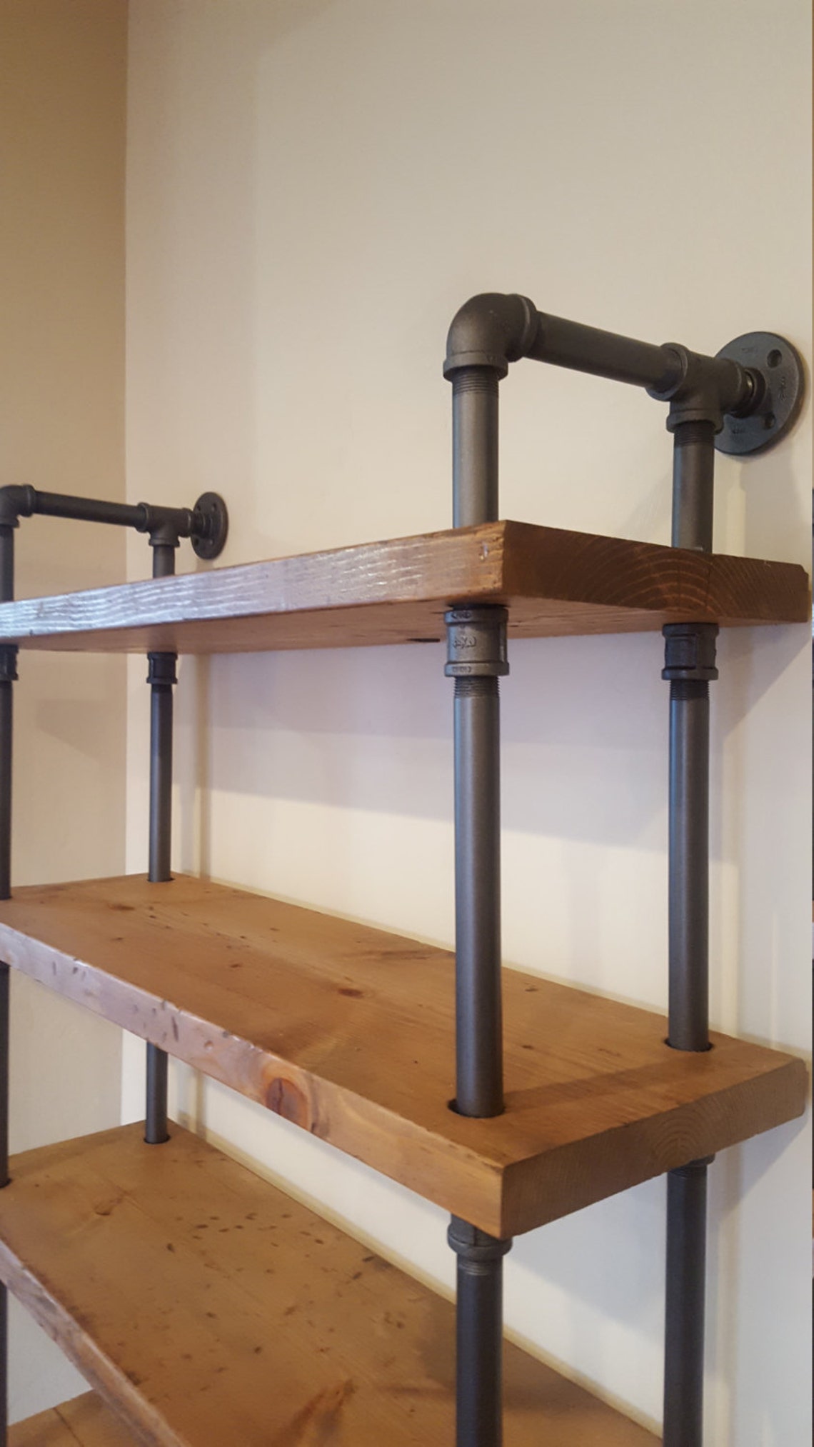 Pipe Shelving Unit / Pipe Bookcase / Industrial Book Case / Etsy
