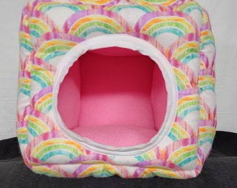 Rainbow Snuggle / Cuddle Cube Hedgehog, Guinea Pig, Rat, Hamster, Small pet