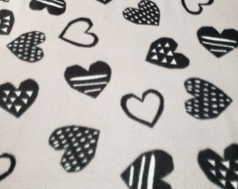 Hearts on Grey Custom Cage Liner or Set With Drip and Pee Pads! - Hedgehog, Guinea Pig, Rat, Small pet