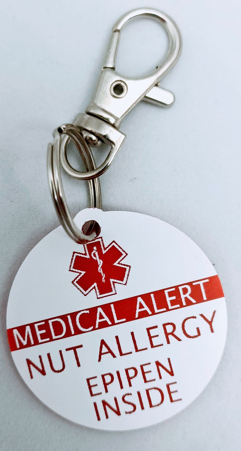 Medic Alert Medical Alert Bag Tag / Keyring Etsy Australia