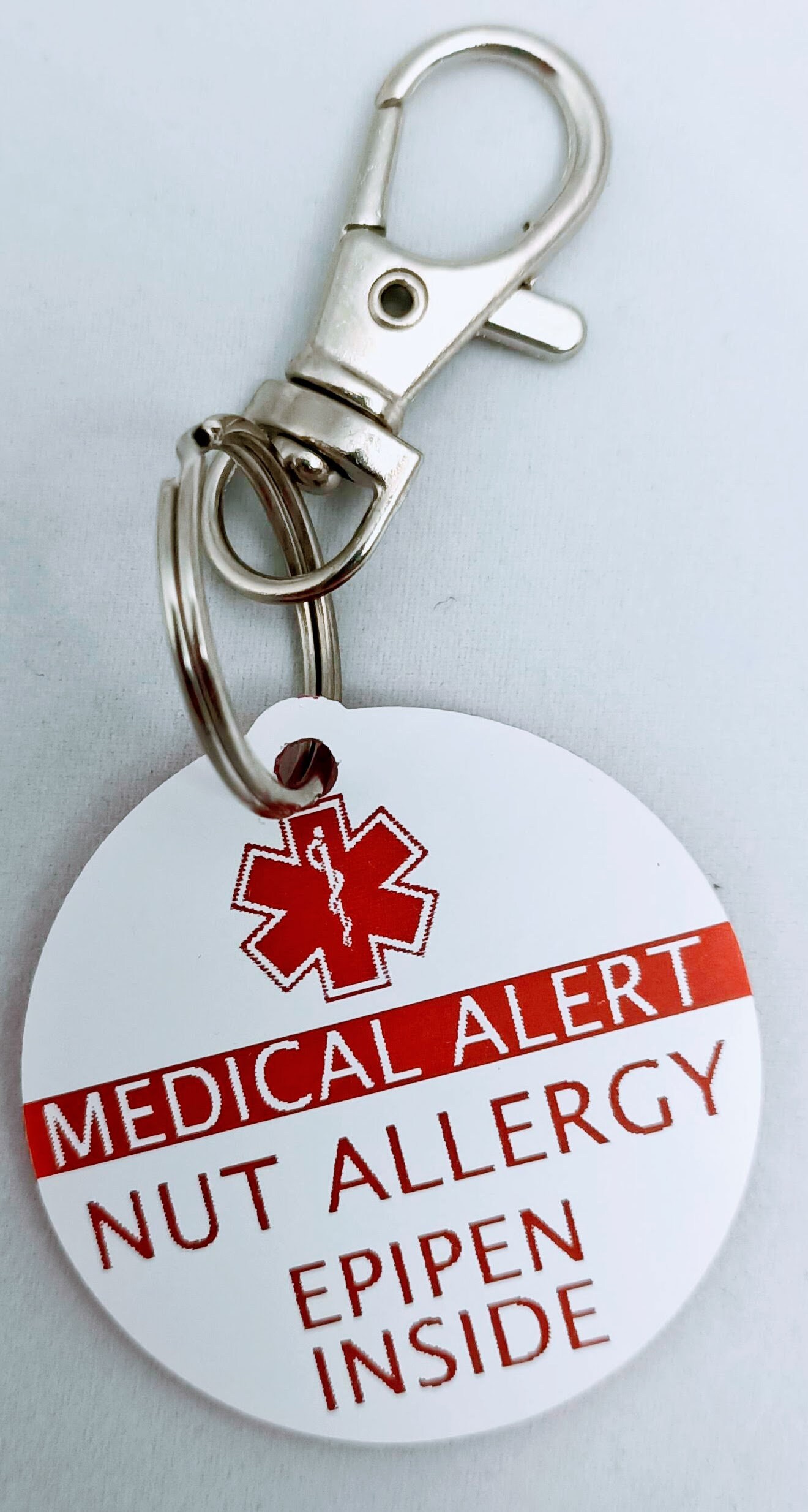 Medic Alert Medical Alert Bag Tag / Keyring Etsy Australia