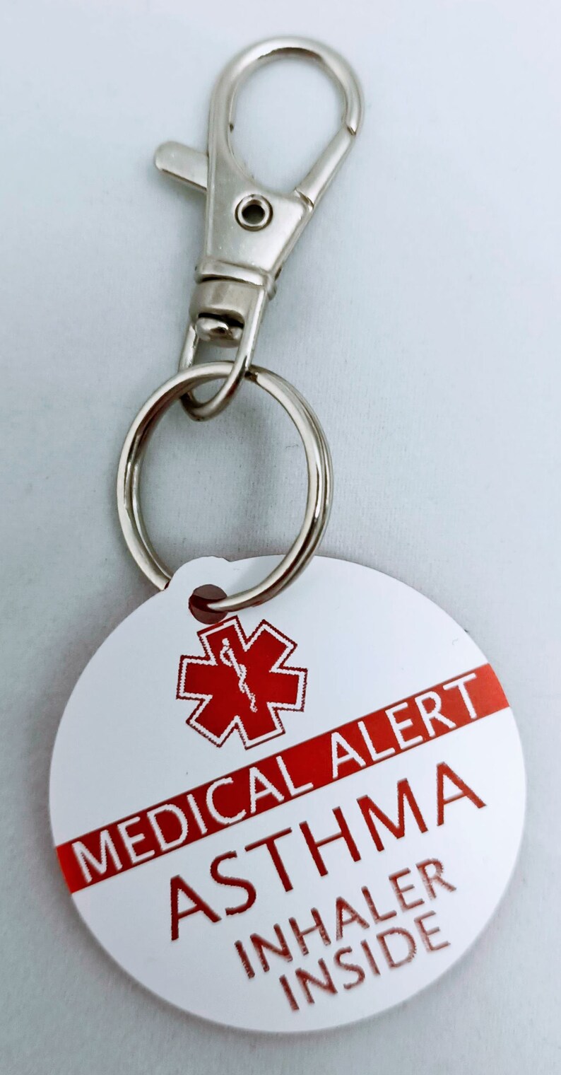 Medic Alert Medical Alert Bag Tag / Keyring Etsy Australia