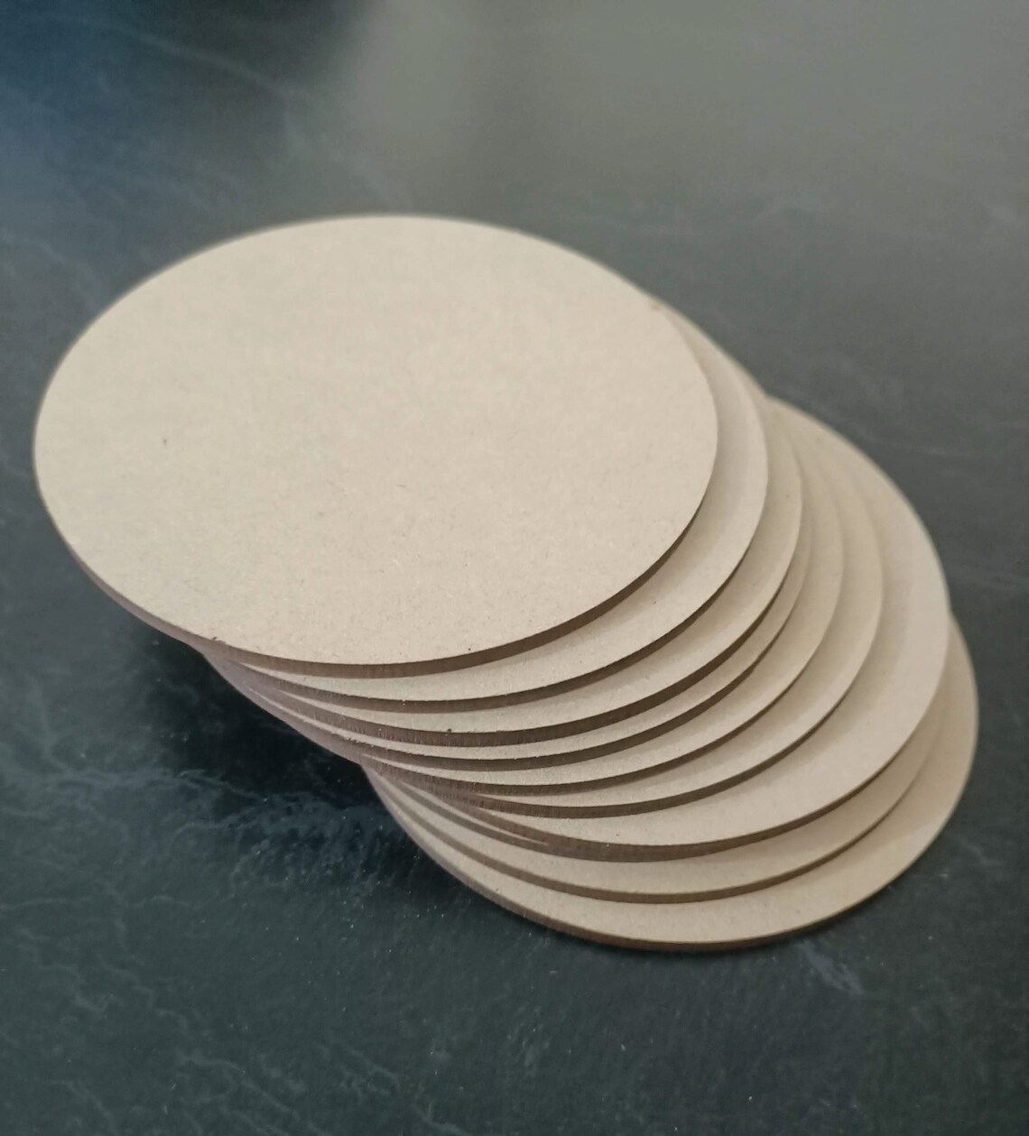 10 Pack x 100mm Circle Raw MDF 3mm Thick Craft Blank MDF Etsy