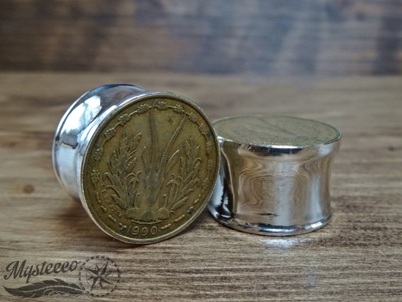 Silver Ear Plugs 19mm 3/4