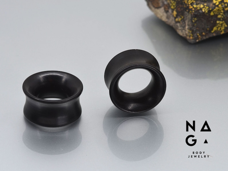 EBONY Wood Ear Tunnels Wood Ear Gauges Wood Ear Plugs Etsy