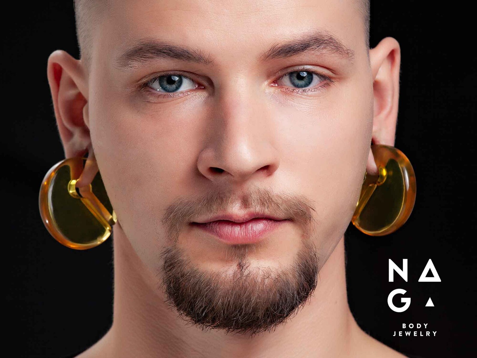 AMBER Ear Weights Keyhole Ear Weights Ear Gauges and Plugs Etsy UK