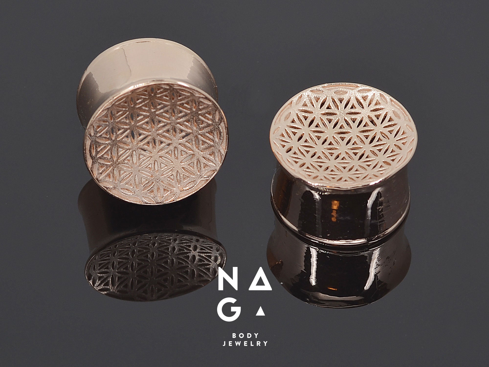 10k gold 2024 ear gauges