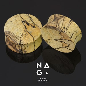 1 Pair of TAMARIND wood ear plugs, wood ear gauges, wood ear stretchers, ear plugs and tunnels