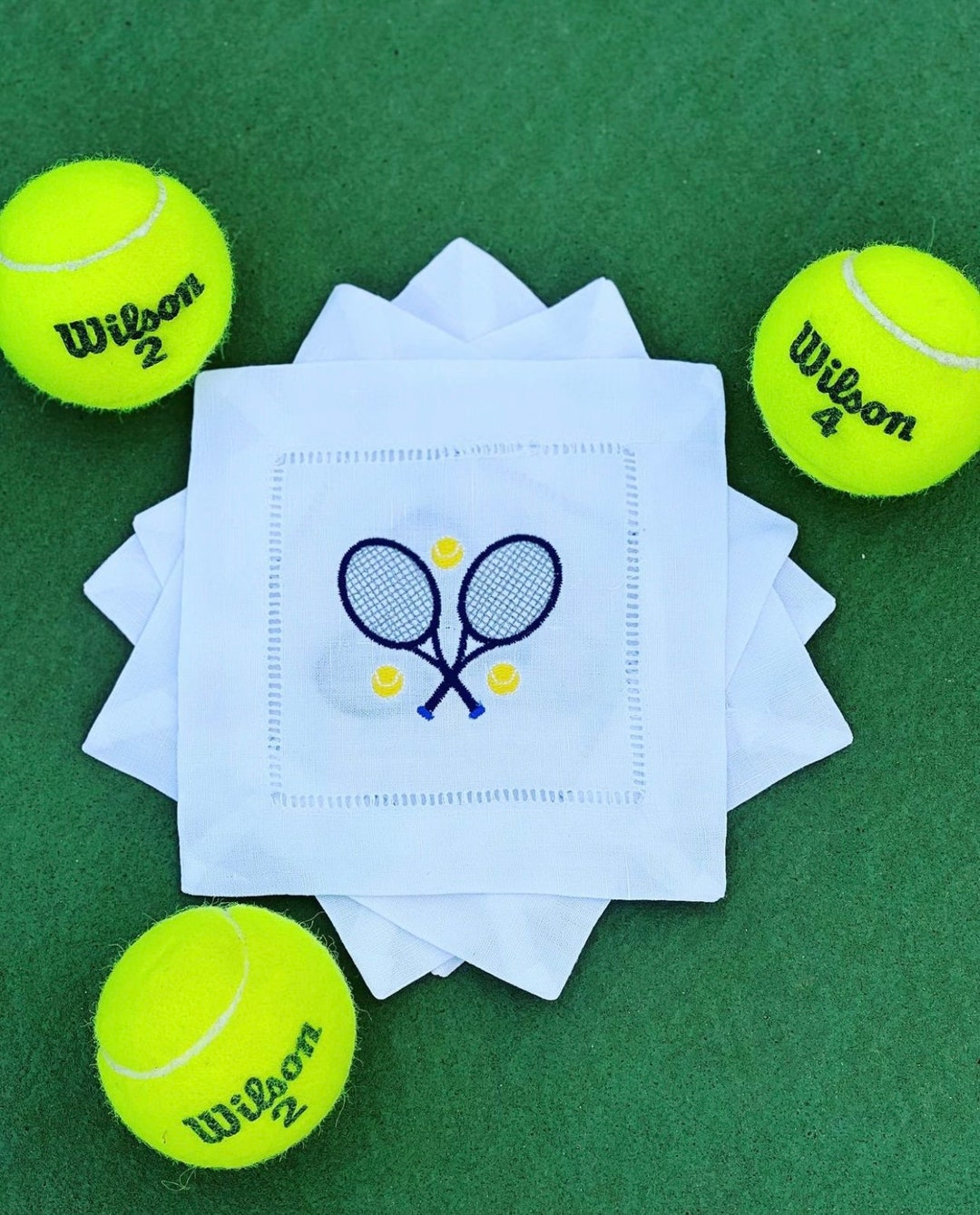 Linen Cocktail Napkin Linen Cocktail Napkins With Double Etsy