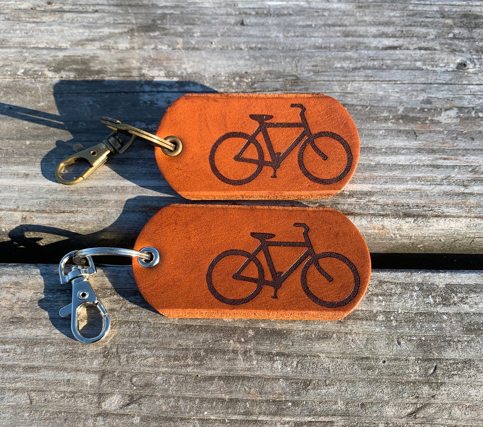Bicycle Keyfob Bike Key Ring Biking Keychain Leather Key Etsy