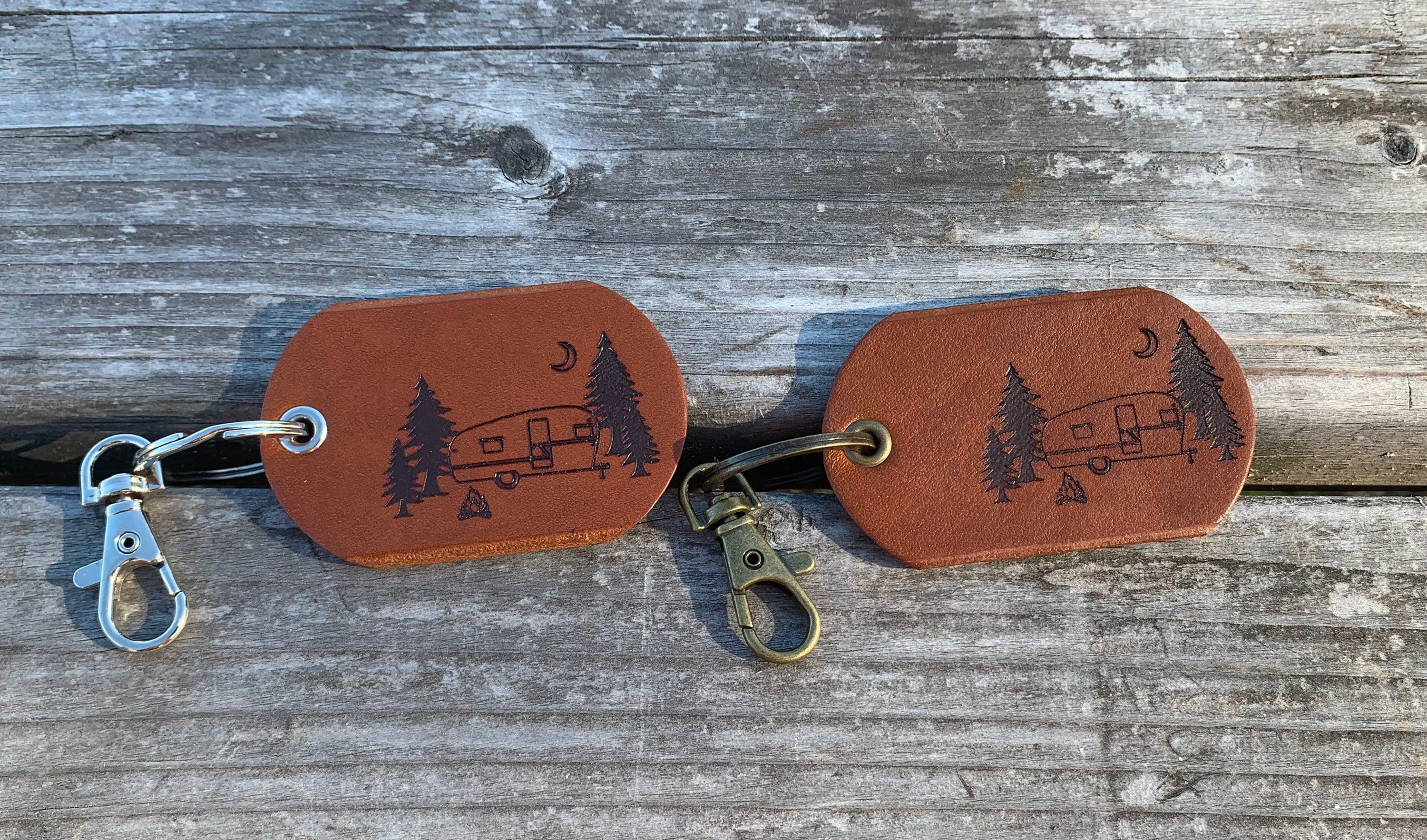 Travel Trailer Keyfob Camping Key Ring Camp Keychain Etsy