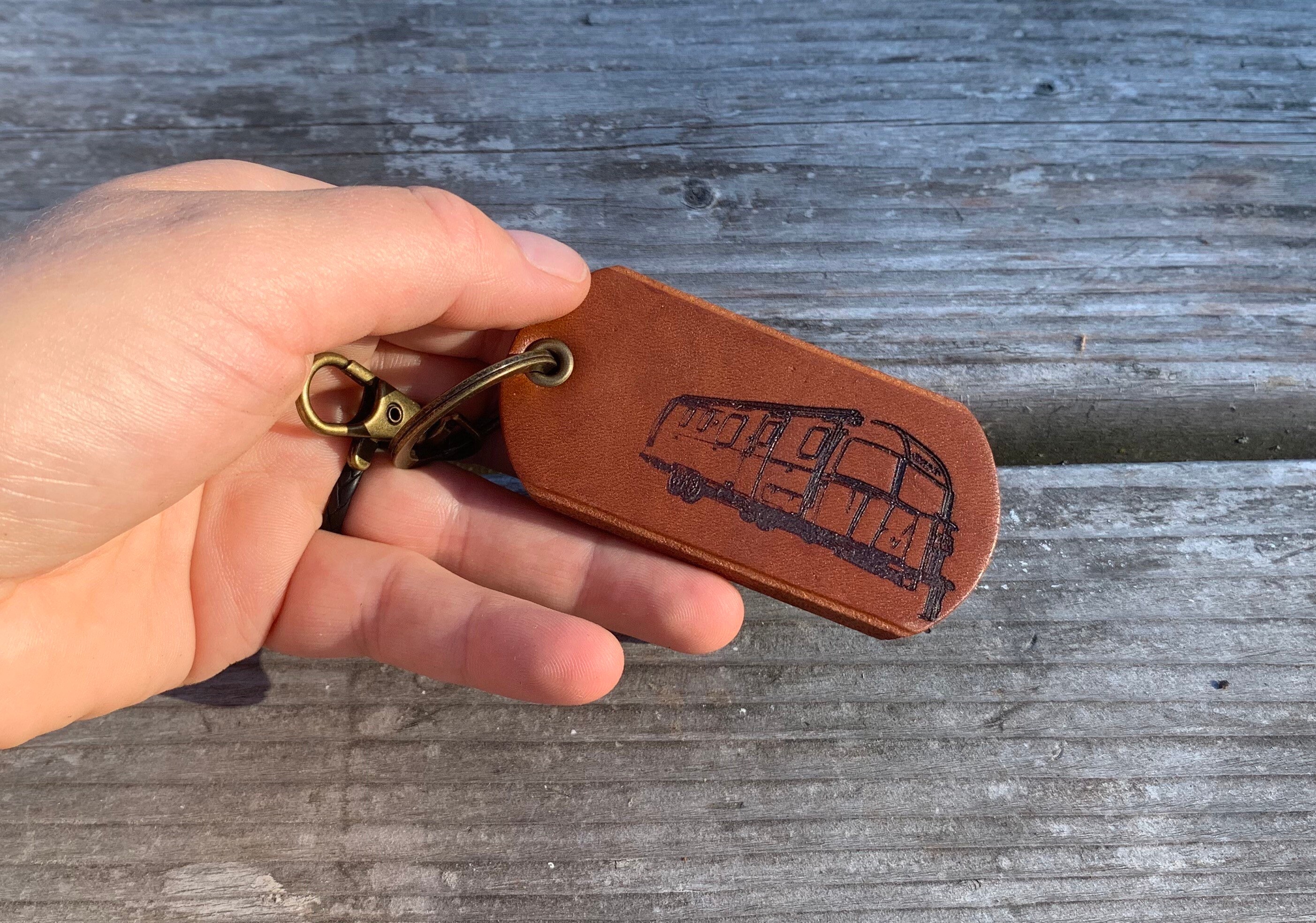 Airstream Keyring Travel Trailer Keyfob Camping Key Ring Etsy