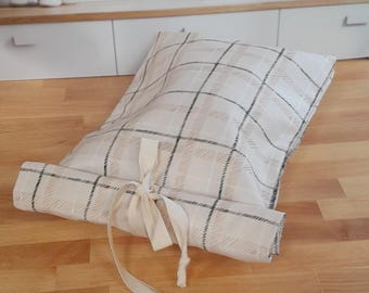 Lined Bread Bag ~ Keeps your fresh baked goods soft!! 2 different sizes ~ Loaf & Boule / Artisan ~ washable sourdough homemade bread baking