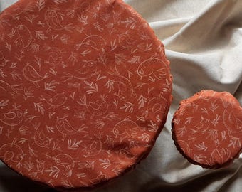 Reusable Bowl Covers ~ Set of 3 ~ Plastic Wrap Replacement ~ Available in waterproof lined or cotton lined
