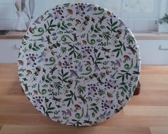 Reusable Bowl Cover: Waterproof or Cotton Lined ~ Sourdough, Food Storage, Zero Waste ~ Multiple Sizes