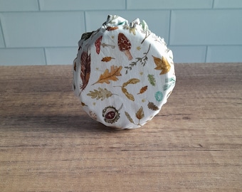 Waterproof lined Mason Jar Covers ~ Excellent Saran Wrap Replacement ~ Perfect for your sourdough starter!