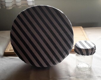 Reusable Fabric Bowl Covers ~ Multiple sizes! Available in waterproof lined OR cotton lined Cloth Bowl Covers Sustainable Zero Waste Food