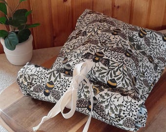 Lined Bread Bag ~ Keeps your fresh baked goods soft!! 2 different sizes ~ Loaf & Boule / Artisan ~ washable sourdough homemade bread baking