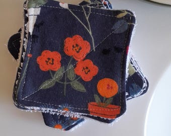 Reusable Face Pads Set of 8 ~ Eco Friendly Face Pads ~ Zero Waste face pads