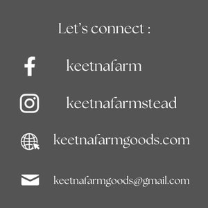 Puede incluir: Con&eacute;ctate: Facebook, Instagram, sitio web y direcci&oacute;n de correo electr&oacute;nico para Keetnarm Goods.