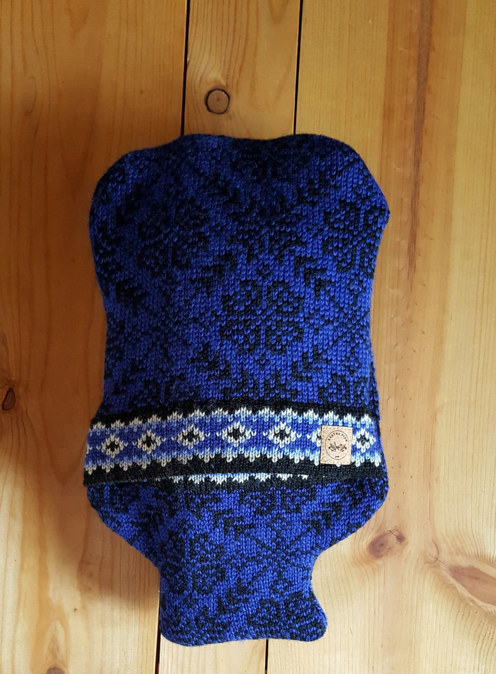 100 Wool Hot Water Bottle Cover Réutilisable Natural Etsy