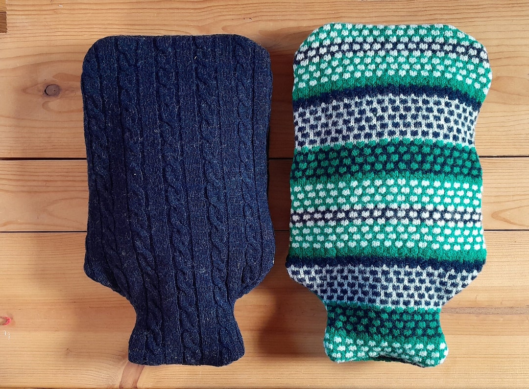 100 Wool Hot Water Bottle Cover Reusable Natural Wellness Etsy