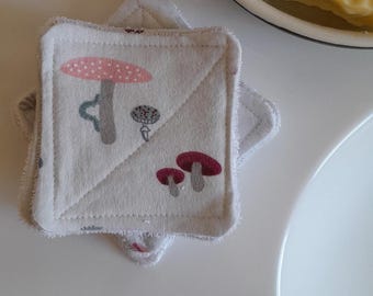 Reusable Face Pads Set of 8 ~ Eco Friendly Face Pads ~ Zero Waste face pads