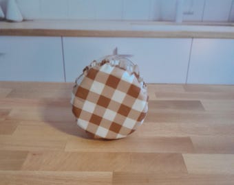 Funda reutilizable para frasco de masa madre: impermeable o con forro de algodón, compatible con frascos Mason/Weck. Lavable a máquina.