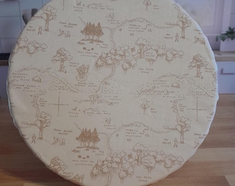 Reusable Bowl Cover: Waterproof or Cotton Lined ~ Sourdough, Food Storage, Zero Waste ~ Multiple Sizes