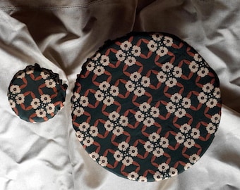 Reusable Bowl Covers ~ Set of 3 ~ Plastic Wrap Replacement ~ Available in waterproof lined or cotton lined