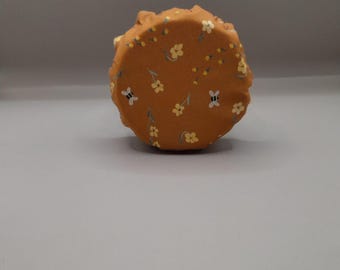 Reusable Sourdough Jar Cover:  Waterproof or Cotton Lined, Fits Mason/Weck Jars ~ Machine Washable