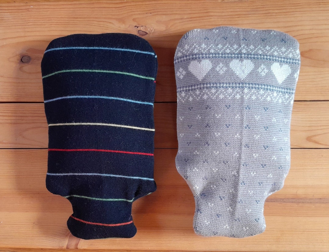 100 Wool Hot Water Bottle Cover Reusable Natural Wellness Etsy