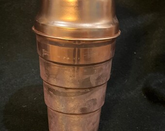 MCM Pink Aluminum Cocktail Shaker Made in Japan