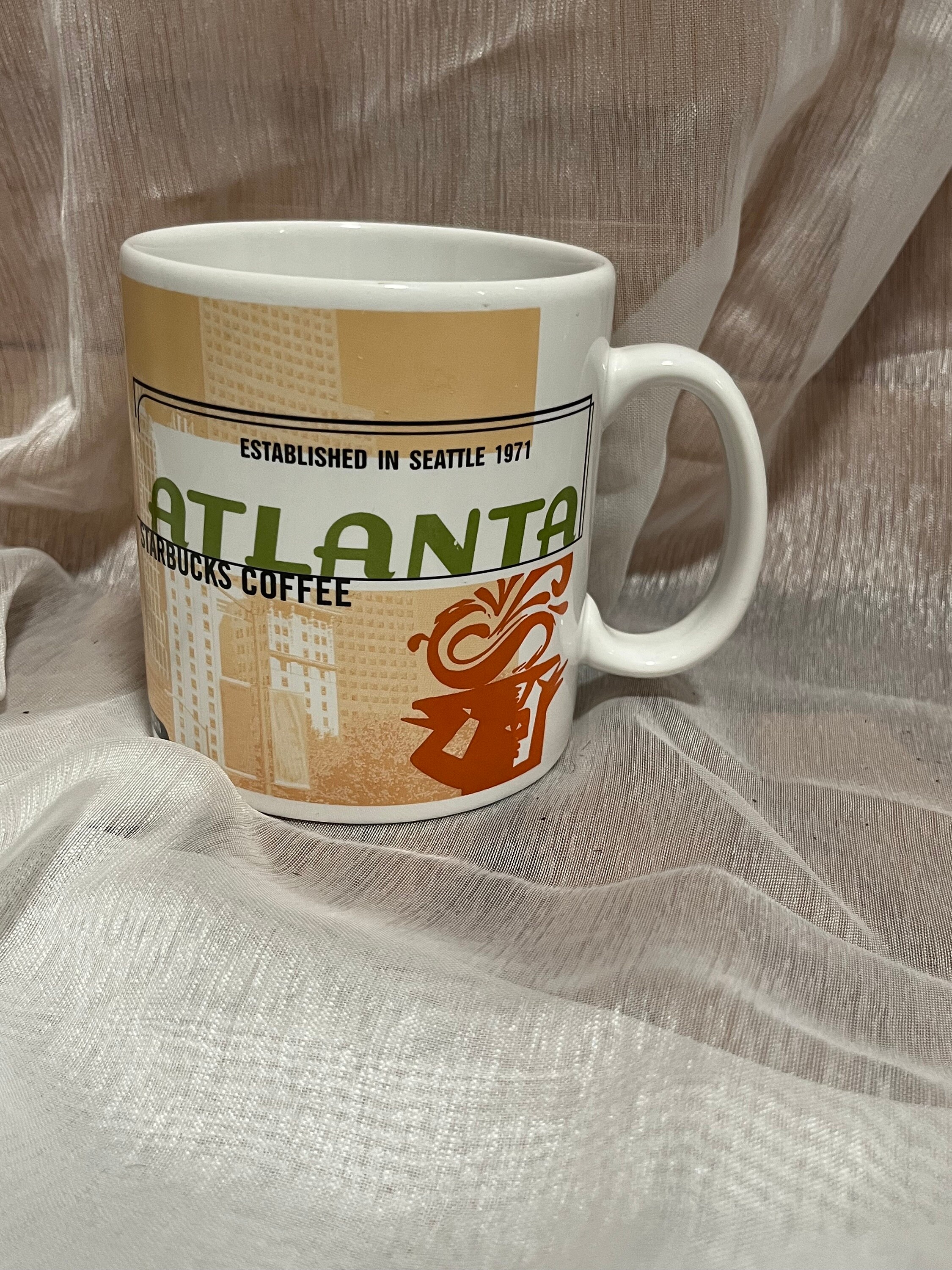 Starbucks Atlanta Large Size Coffee Mug - Etsy