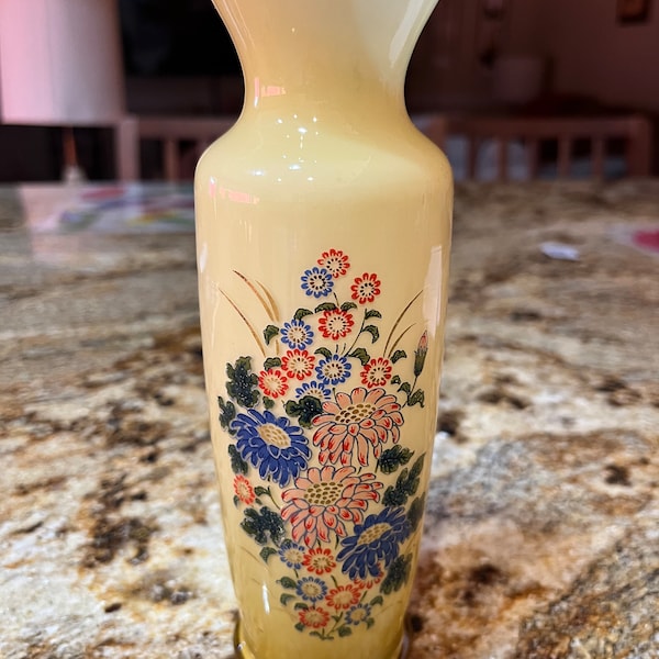 Mustard Yellow Vase Etsy