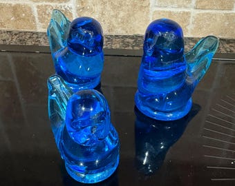 Bluebird of Happiness Set of 3 Signed and Dated