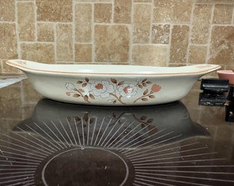 Covington Edition Floral Casserole Dish Stoneware Made in Japan