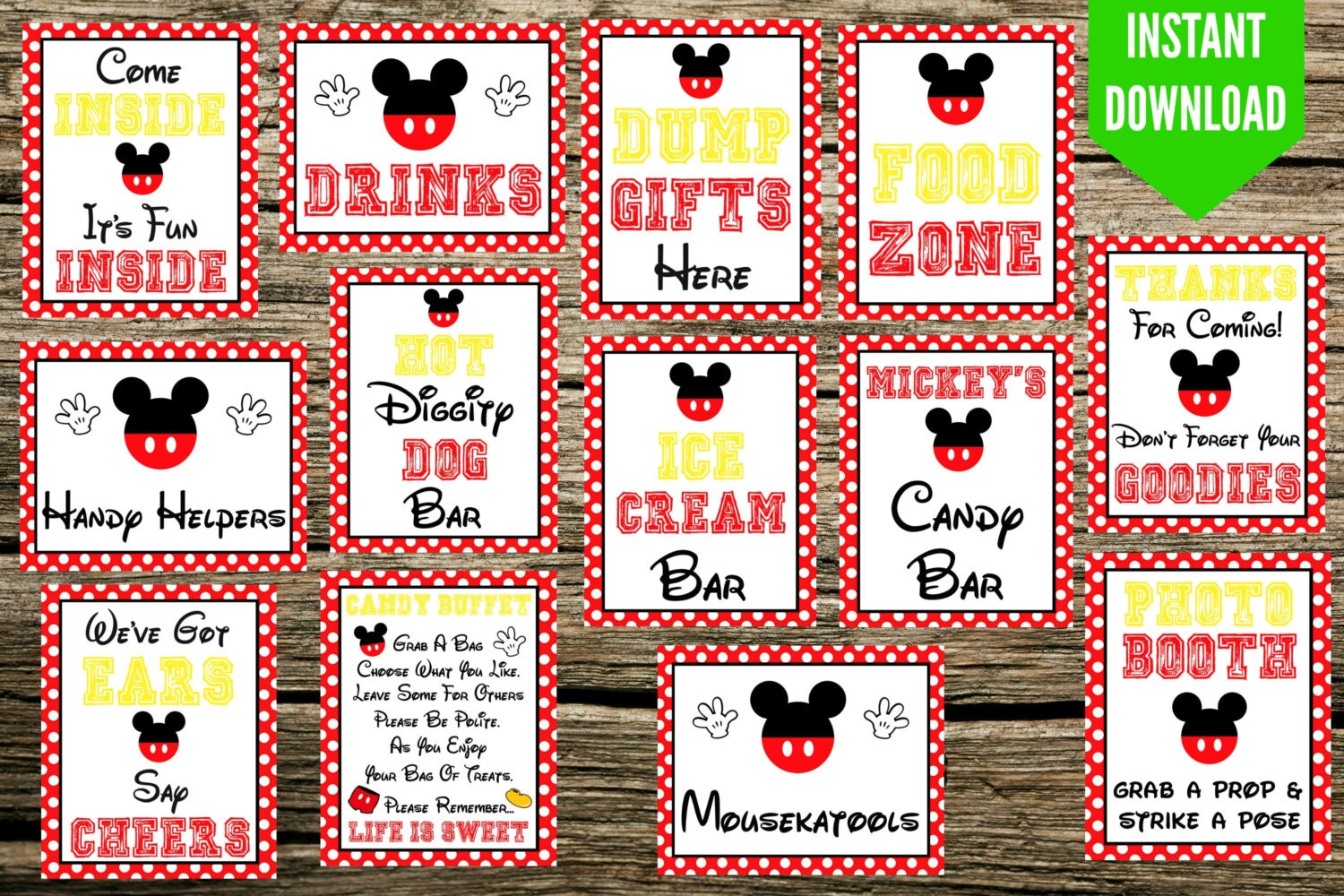 mickey-mouse-birthday-party-signs-8x10-printable-etsy