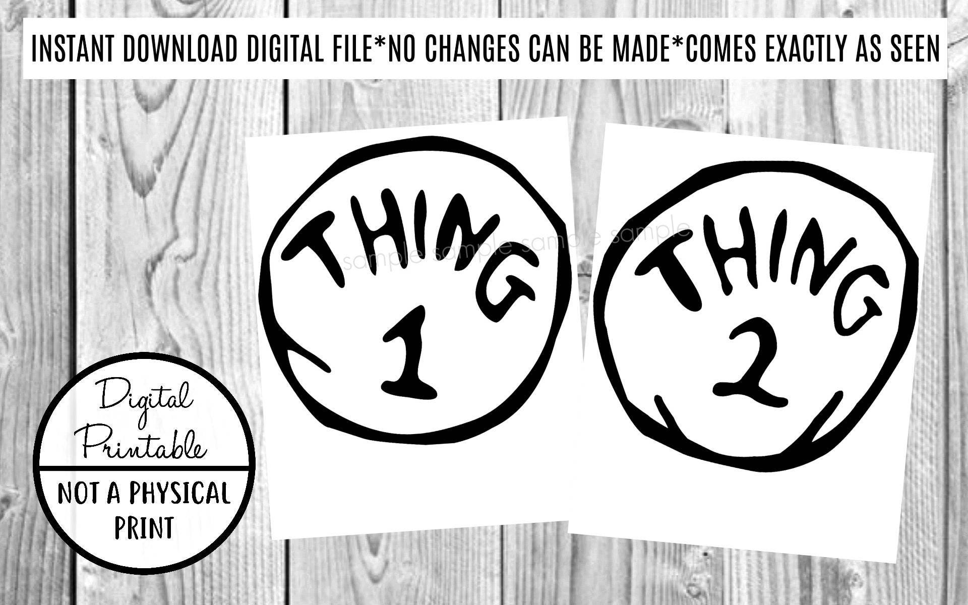 Thing 1 And Thing 2 Printable T Shirt Template Printable Templates Thing 1 And Thing 2 Printable T Shirt Template Printable Templates