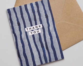 Thank You Card Pack / Blue Thank You Cards Wedding / Thank You Cards Set / Thank You Cards Multipack / Fun Thank You Cards / Thank You Baby