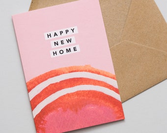 New Home Card / Happy New Home Card / Moving Card / Housewarming Card / Moving Home Card / New Home Congratulations / New House Card