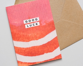 Good Luck Card / Good Luck Exams Card / Good Luck New Job Card / Good Luck Cards Exams / Good Luck Cards Pack / Good Luck Cards Set
