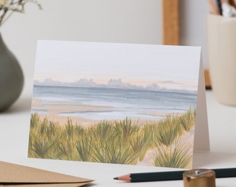 Illustrated Landscape Card - Formby Beach